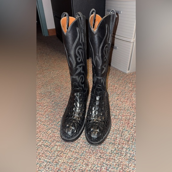 J.B Hill Alligator Hornback Boots - Picture 4 of 7